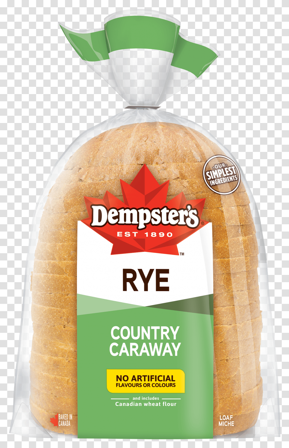 Dempster S Country Caraway Rye Whole Wheat Bread, Food, Plant, Vegetable, Pork Transparent Png
