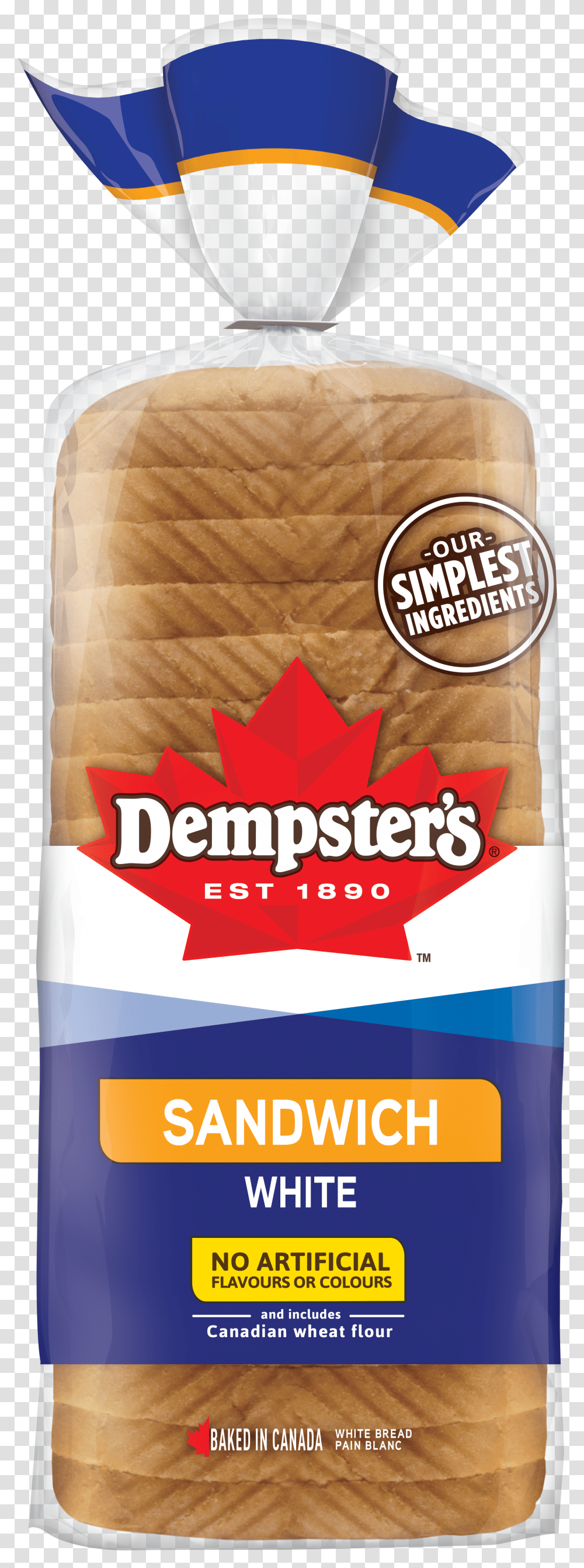 Dempster S White Sandwich Bread Dempsters Whole Wheat Bread Transparent Png
