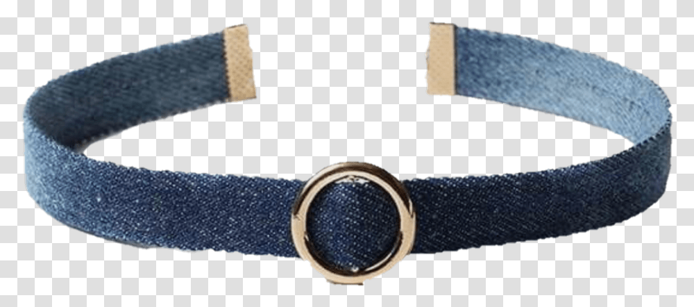 Denim Choker Blue Stick Fashion Necklace Bracelet, Belt, Accessories, Accessory, Buckle Transparent Png