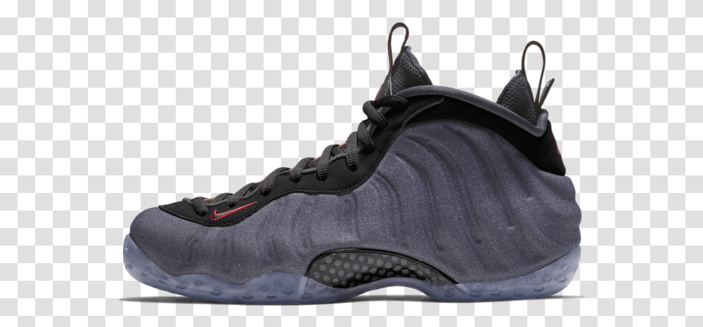 Denim Foamposite On Feet, Shoe, Footwear, Apparel Transparent Png