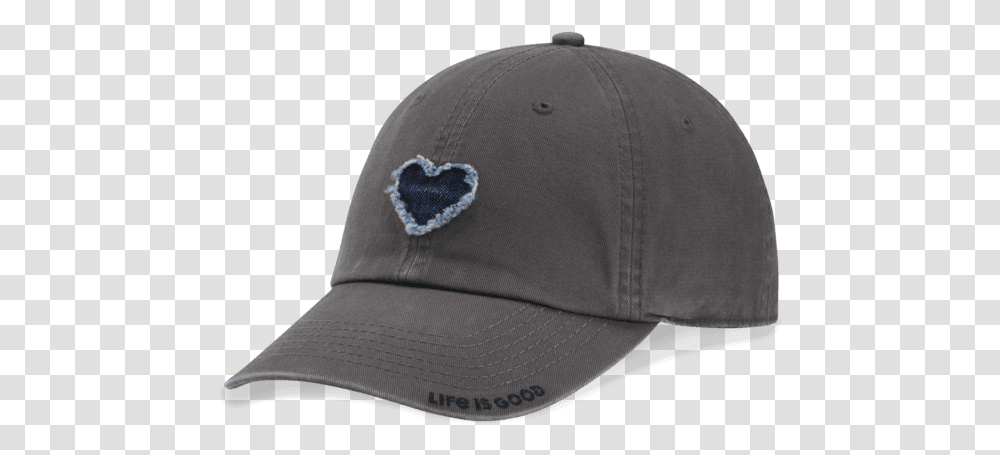 Denim Heart Tattered Chill Cap 511 Cap, Apparel, Baseball Cap, Hat Transparent Png