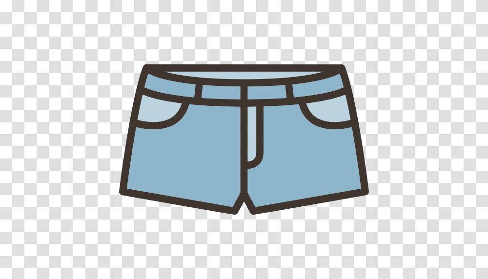 Denim Shorts Icon, Label, Underwear Transparent Png