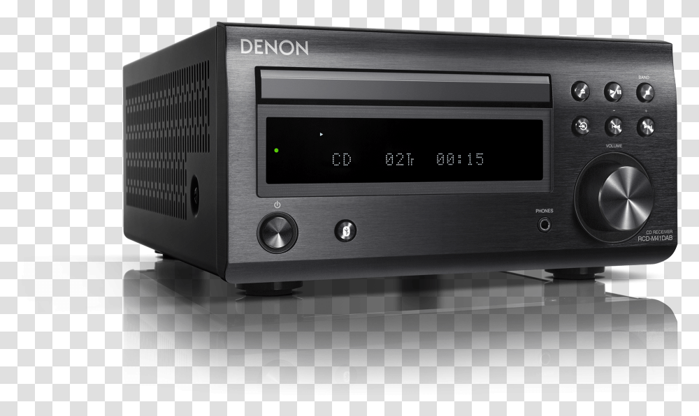 Denon Rcdm41 Dabfm Cd Receiver With Bluetooth Bluetooth Hi Fi Cd Player, Electronics, Camera, Amplifier, Microwave Transparent Png