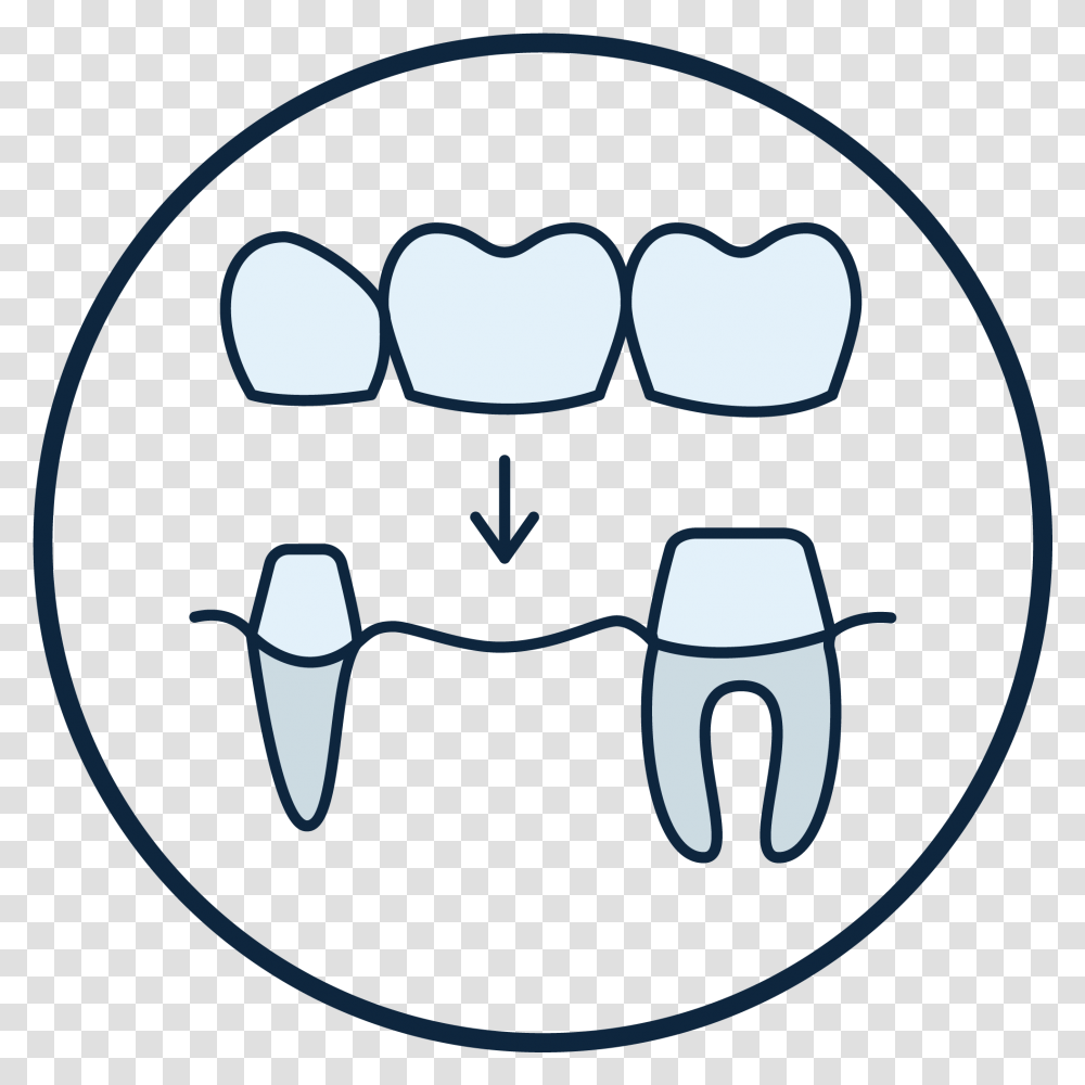 Dental Crown And Bridge Icon Cartoons Dental Crown And Bridge Icon, Hand, Fist Transparent Png