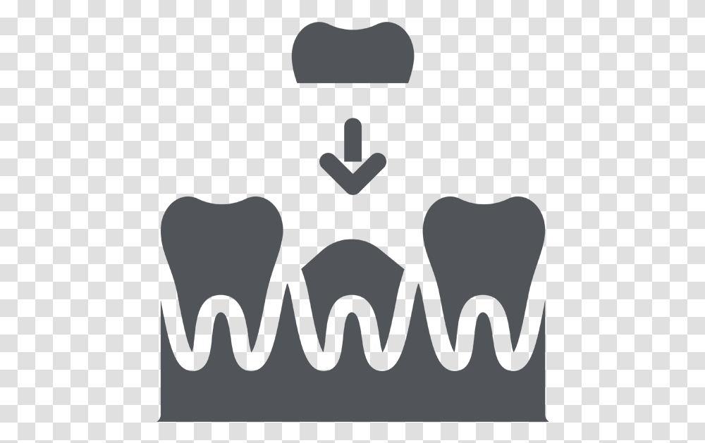 Dental Crown In Little Rock Ar Bridge Language, Text, Stencil, Heart Transparent Png