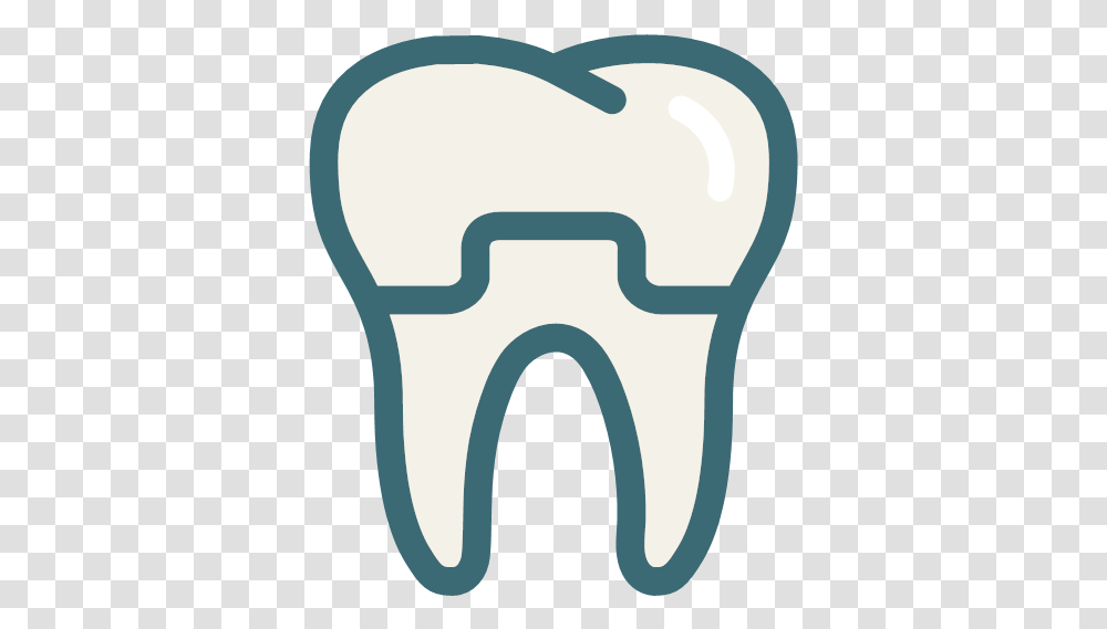 Dental Crown Treatment Dentist Icon, Hand, Light, Stencil, Lightbulb Transparent Png