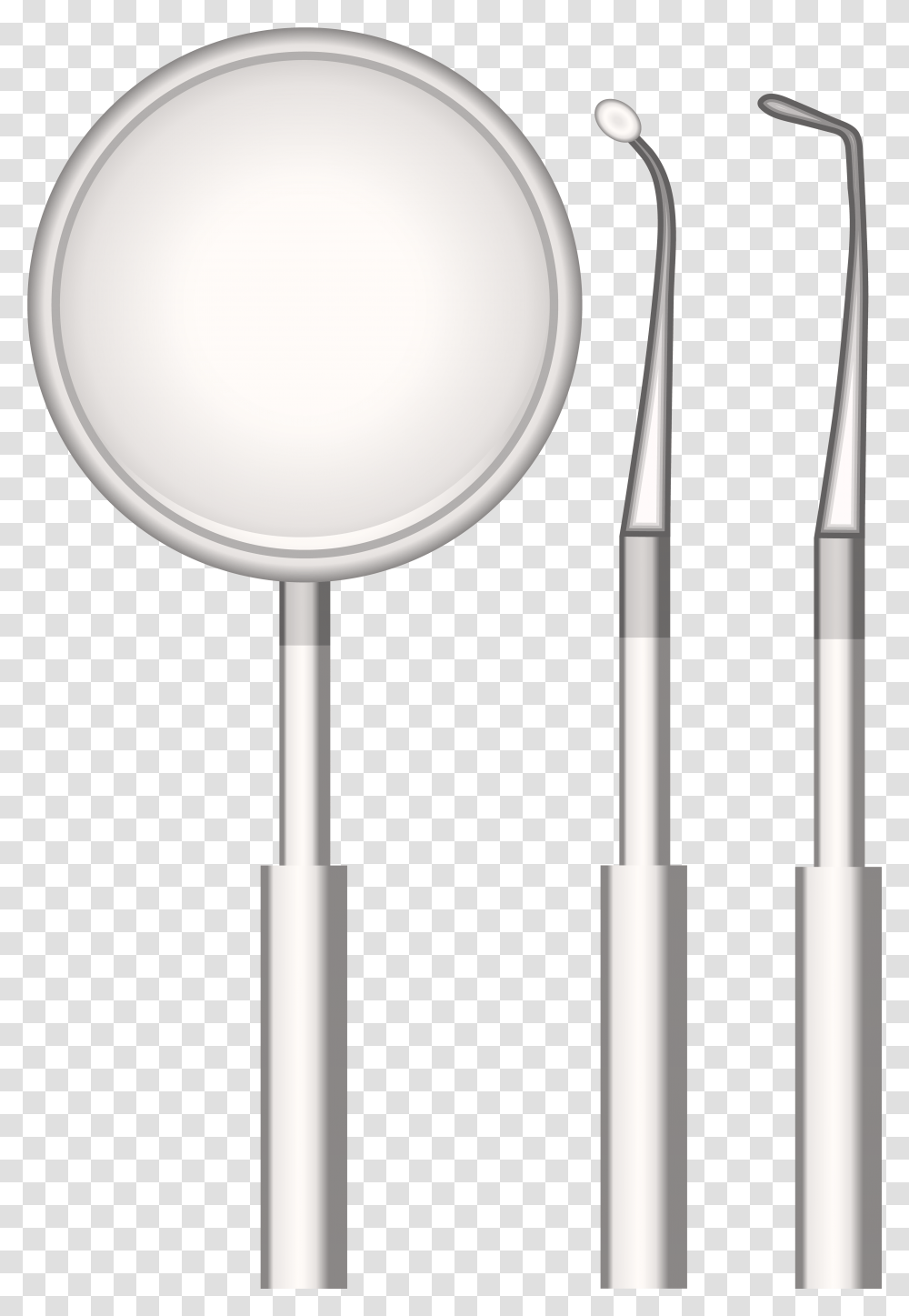 Dental Instruments Clip Art Street Light, Lamp, Magnifying, Racket, Cutlery Transparent Png