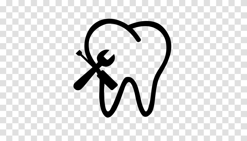Dental Restoration Dental Dentist Icon With And Vector, Gray, World Of Warcraft Transparent Png