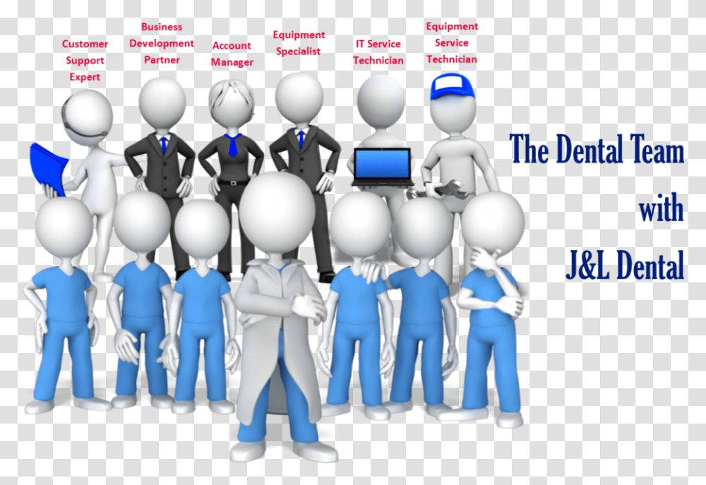 Dental Team With Jampl Medical Peer Review, Crowd, Person, Human, Huddle Transparent Png