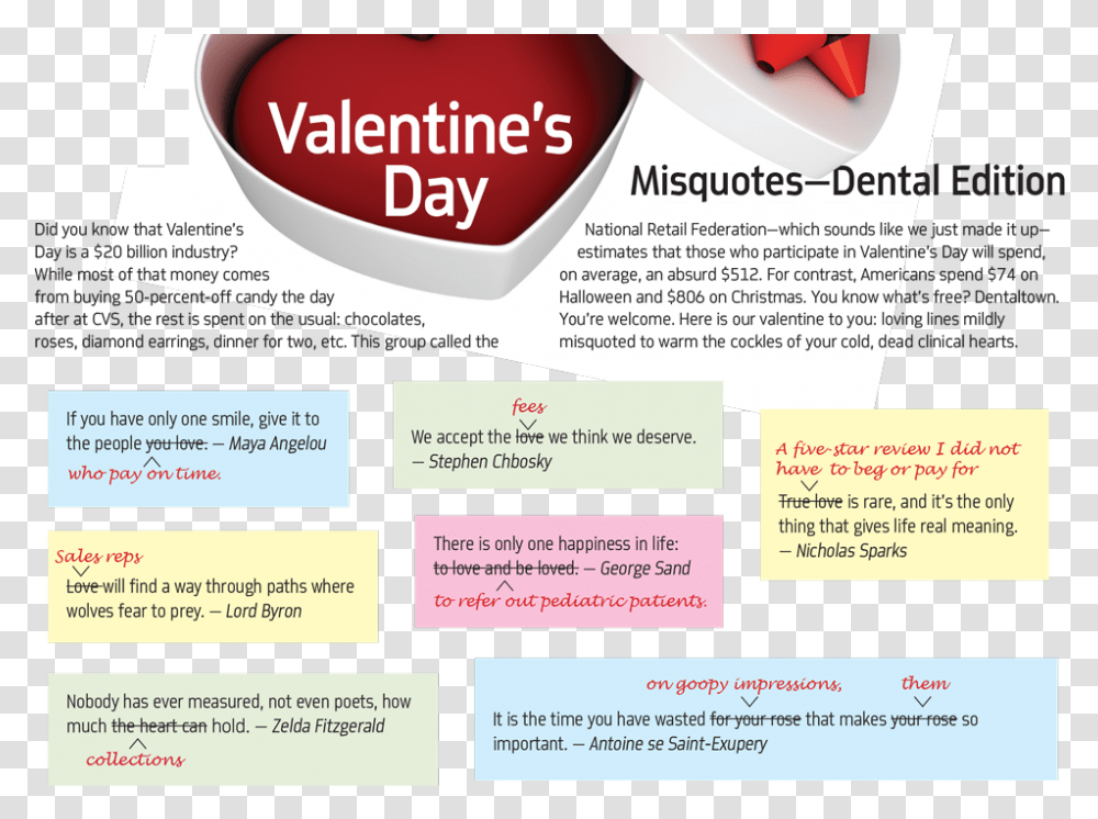 Dentaltown Magazine Heart, Flyer, Poster, Paper, Advertisement Transparent Png