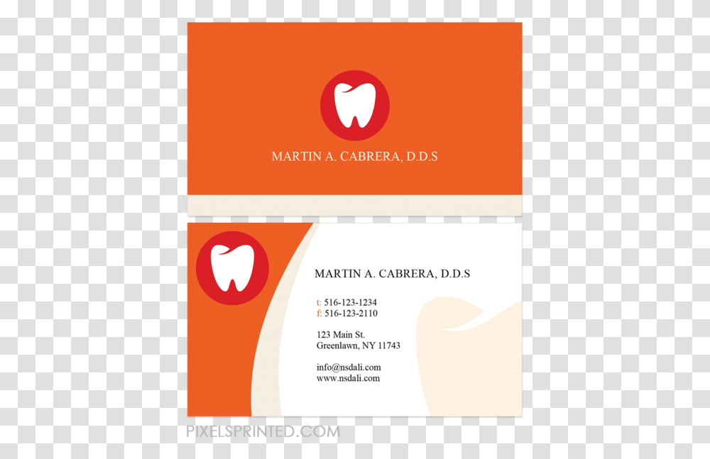 Dentist Business Card Do Your Own Cards Graphic Design, Paper Transparent Png
