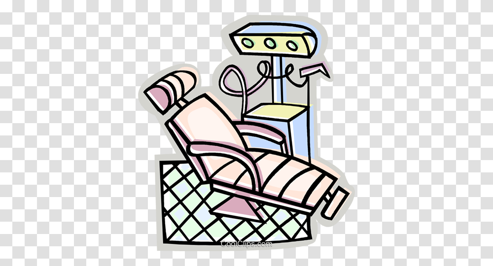 Dentist Chair Royalty Free Vector Clip Art Illustration, Furniture, Cushion, Pillow Transparent Png