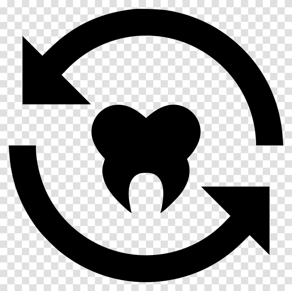 Dentist, Recycling Symbol, Star Symbol, Stencil Transparent Png