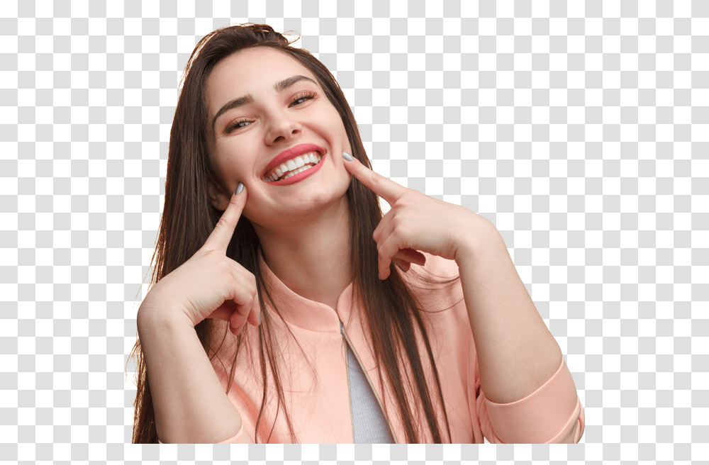 Dentistry From The Heart Beautiful Smile Girl With Teeth, Person, Human, Finger, Face Transparent Png