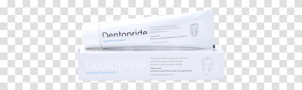 Dentopride Sensitive Toothpaste Label, Word, Paper, Business Card Transparent Png