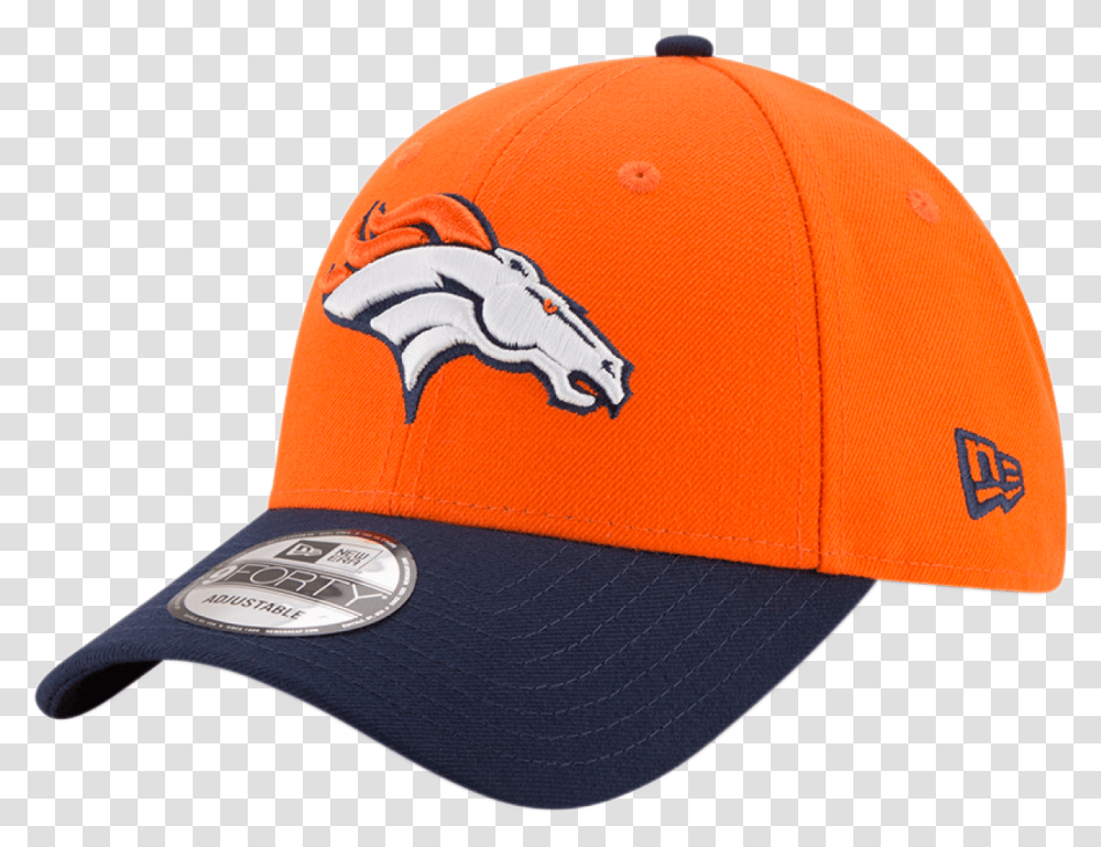 Denver Broncos 9forty Nfl The League Orangenavy Cap New Baseball Cap, Clothing, Apparel, Hat Transparent Png