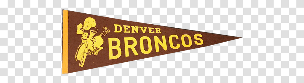 Denver Broncos Felt Football Sign, Word, Label, Text, Alphabet Transparent Png