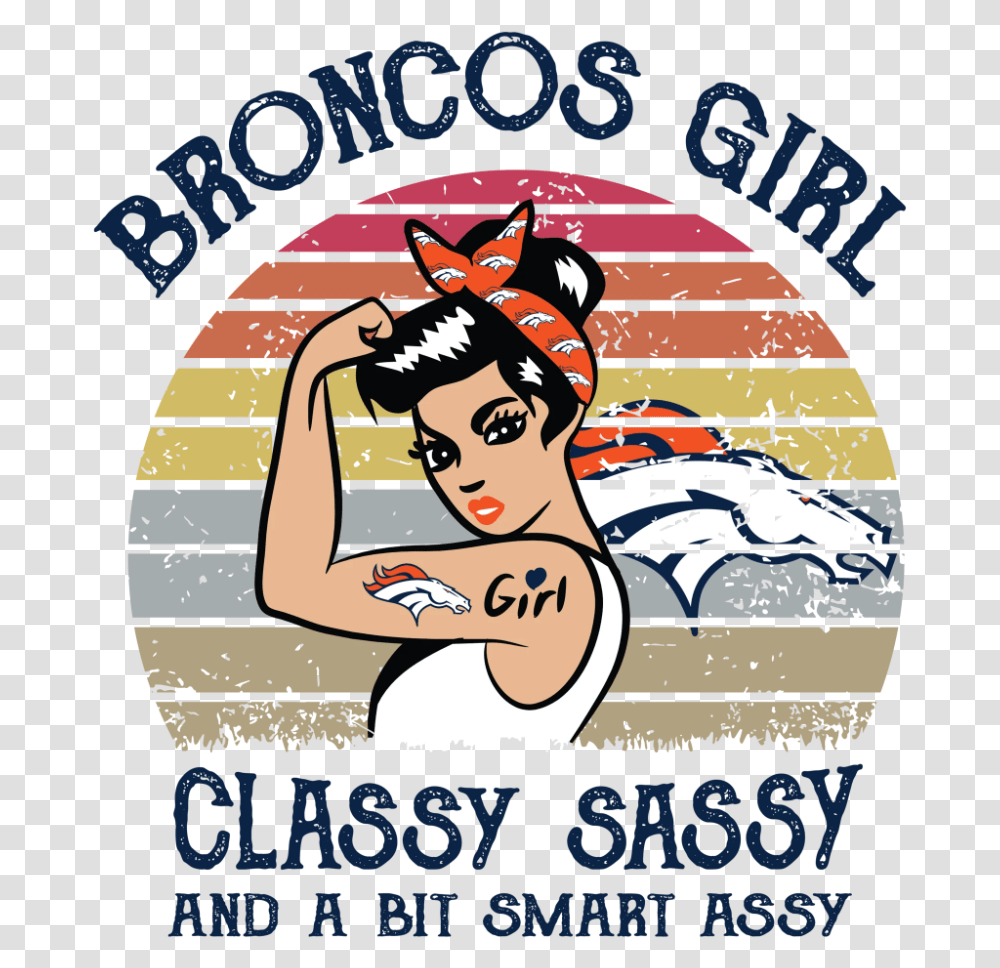 Denver Broncos Nfl Svg Football Hair Design, Poster, Advertisement, Person, Text Transparent Png