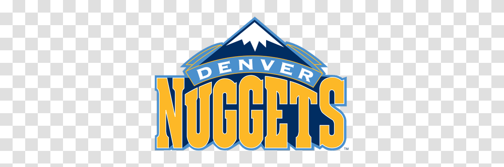 Denver Nuggets Logo Nba Denver Nuggets Logo, Symbol, Word, Crowd, Building Transparent Png