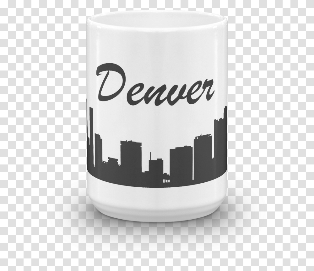 Denver Skyline Coffee Mug Coffee Cup, Saucer, Pottery, Milk, Beverage Transparent Png