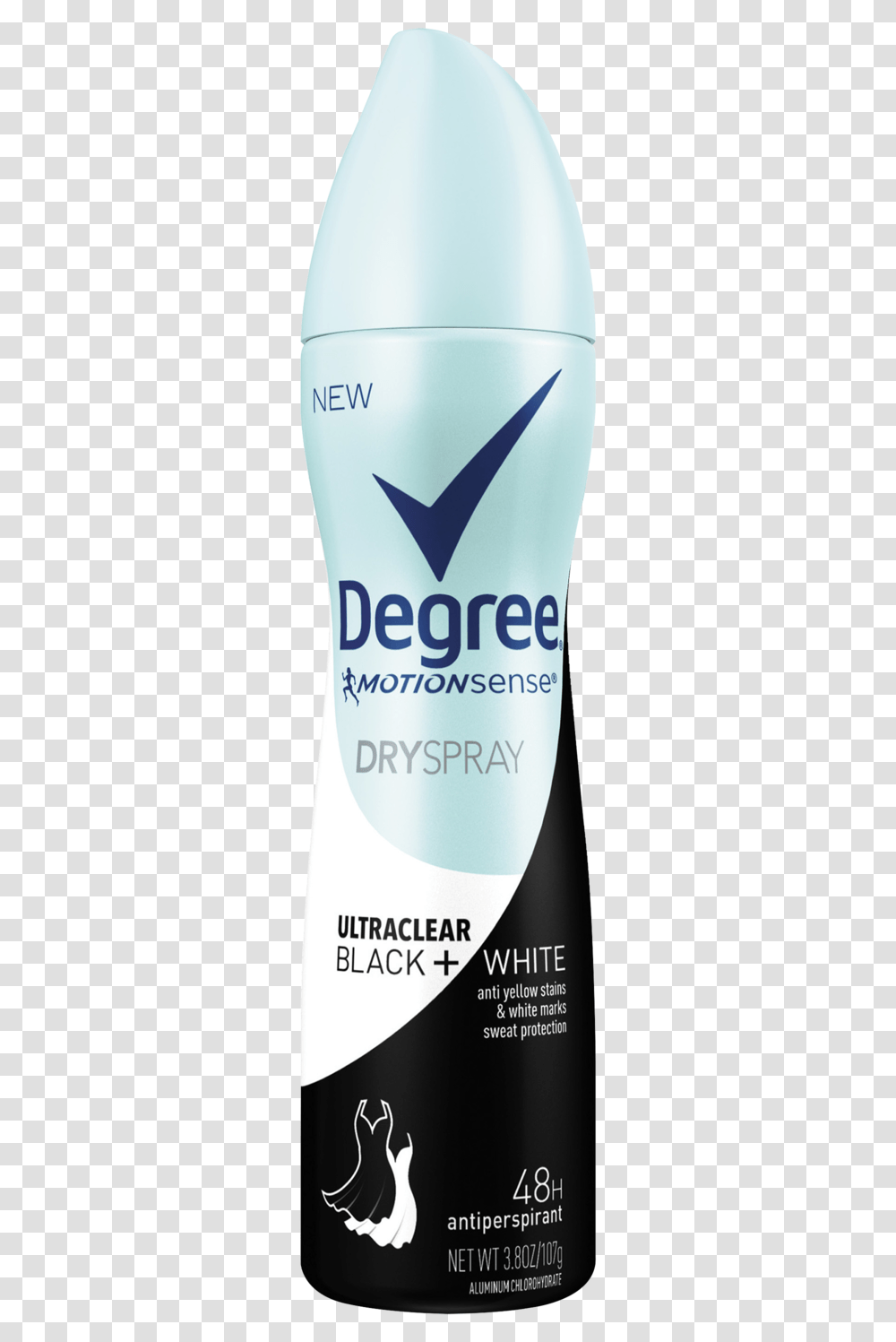 Deodorant Degree Spray Deodorant Black And White, Cosmetics, Bottle, Lotion, Sunscreen Transparent Png