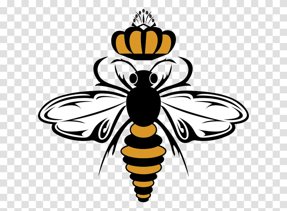 Deons Honey Products Icon Crown Queen Bee Svg, Wasp, Insect, Invertebrate, Animal Transparent Png
