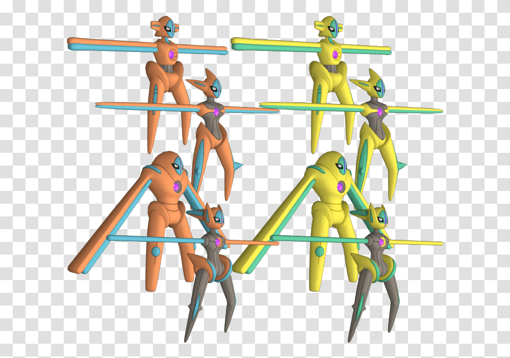 Deoxys 3d Model, Acrobatic, Toy, Pattern, Sport Transparent Png