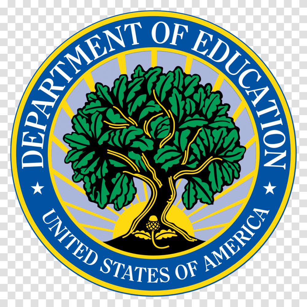 Department Of Education Seal Us Department Of Education, Logo, Trademark, Plant Transparent Png