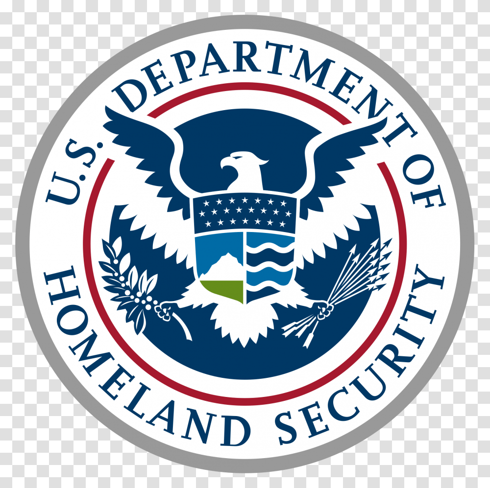 Department Of Homeland Security, Label, Logo Transparent Png