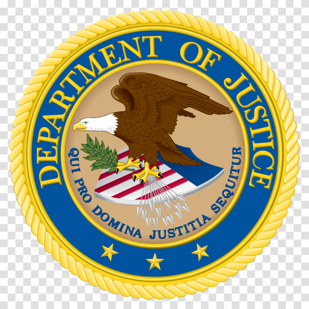 Department Of Justice, Logo, Trademark, Badge Transparent Png