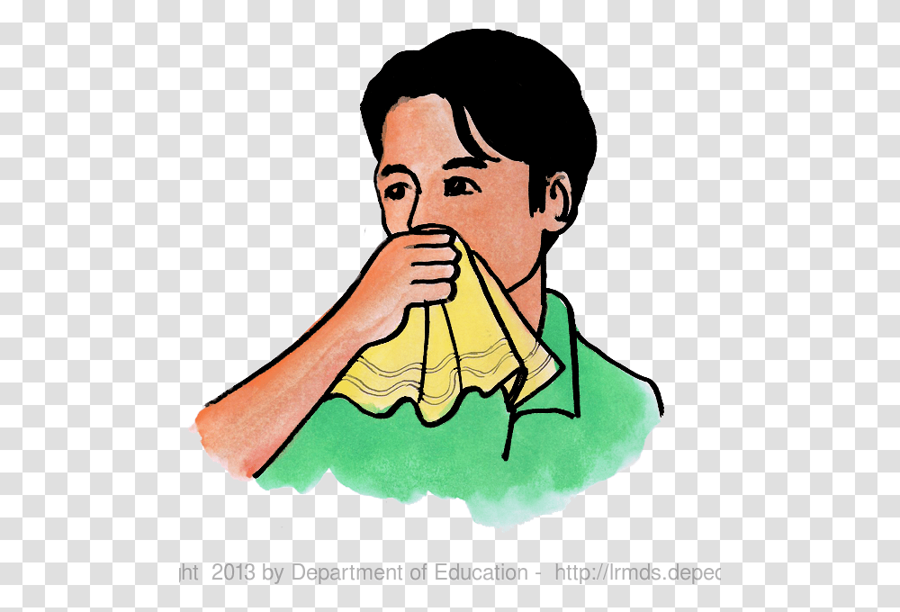Deped Learning Portal Covering Nose Clipart, Person, Human, Face, Smelling Transparent Png