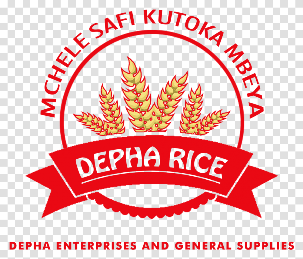 Depha Rice Natural Taste Logo, Symbol, Poster, Advertisement, Text Transparent Png