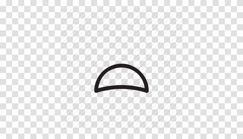 Depressed Emoji Expression Face Mouth Sad Icon, Apparel, Bag Transparent Png