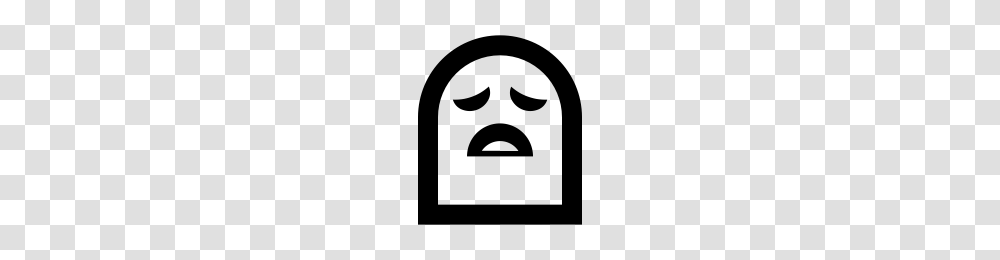 Depressed Ghost Emoji Icons Noun Project, Gray, World Of Warcraft Transparent Png