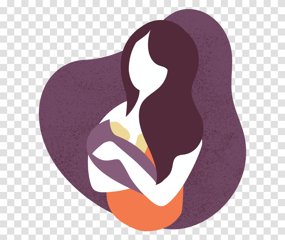 Depression Women Icon, Modern Art Transparent Png