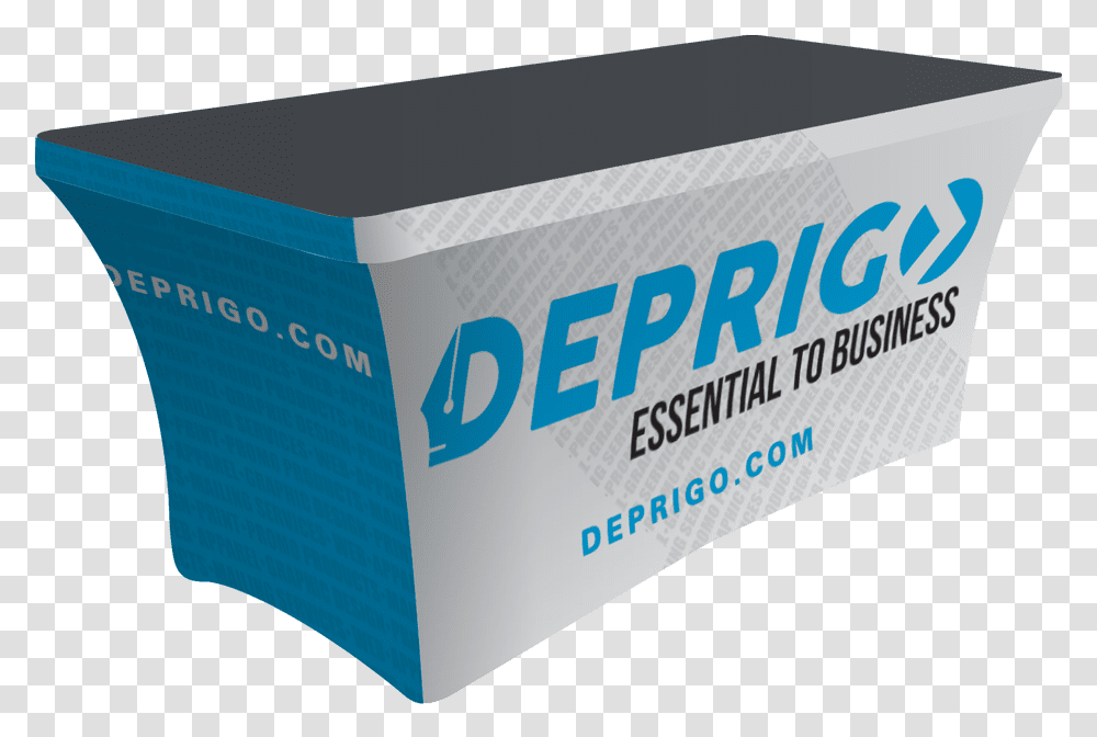 Deprigo Tension Fabric Table Cover Box, Carton, Cardboard, Vase Transparent Png
