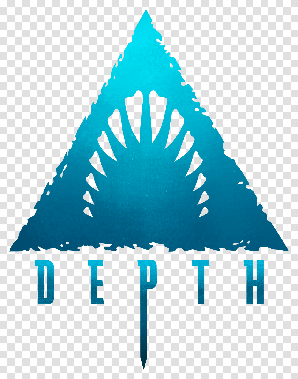 Depth Depth Game Logo, Triangle, Poster, Advertisement, Arrowhead Transparent Png