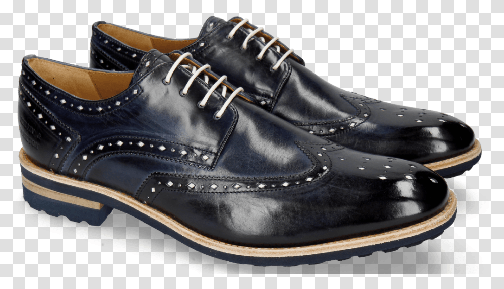 Derby Shoes Eddy 5 Navy Soft Patent White Punch Suede, Footwear, Apparel, Sneaker Transparent Png