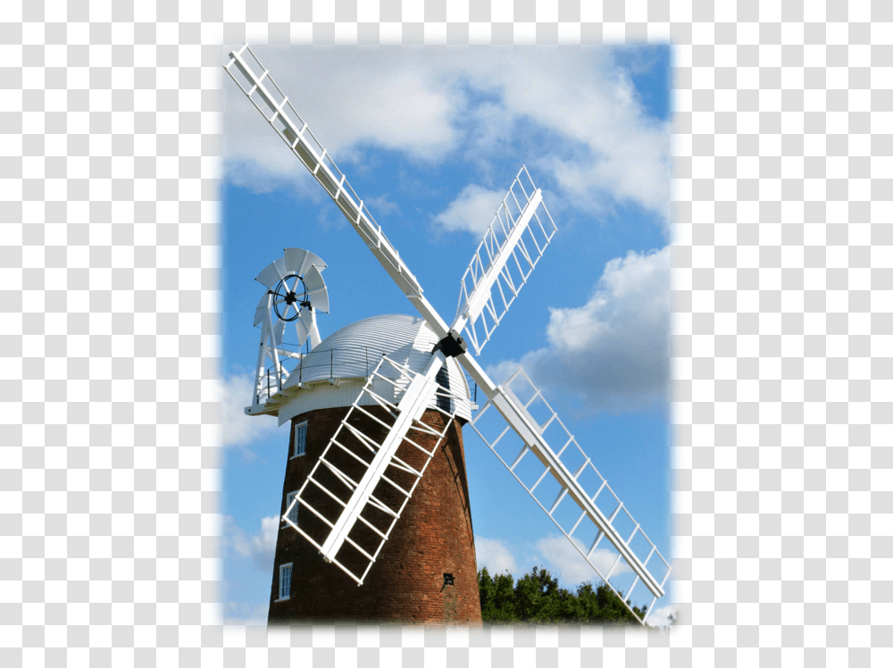 Dereham Windmill Windmill, Engine, Motor, Machine, Wind Turbine Transparent Png