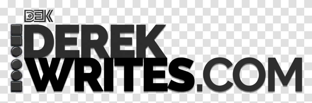 Derekwrites Com Black And White, Logo, Trademark Transparent Png