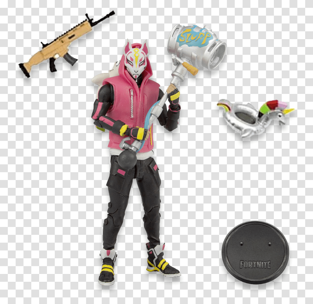 Deriva Fortnite, Person, Toy, Weapon Transparent Png