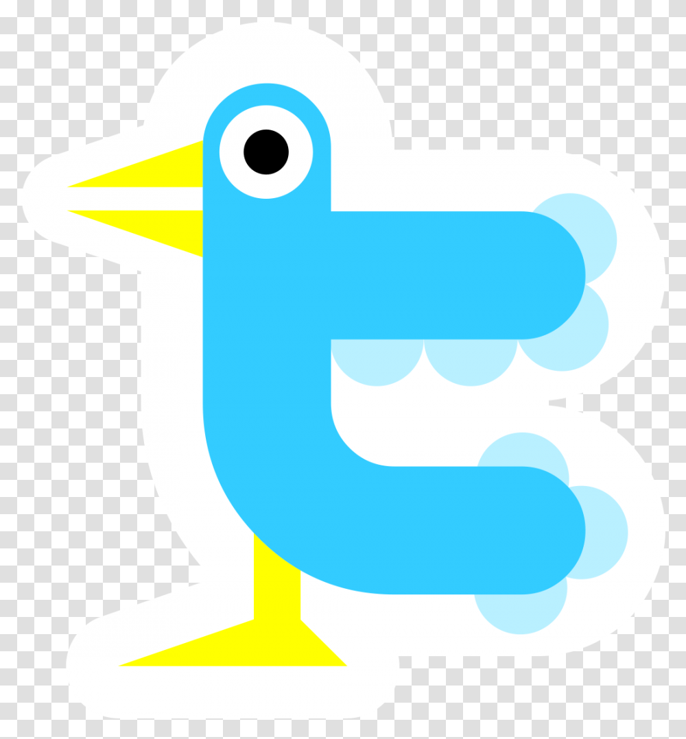 Derived From Twitter T, Bird, Animal, Outdoors Transparent Png