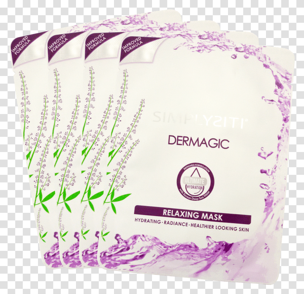 Dermagic Relaxing Masks Download Simplysiti Dermagic Mask Transparent Png