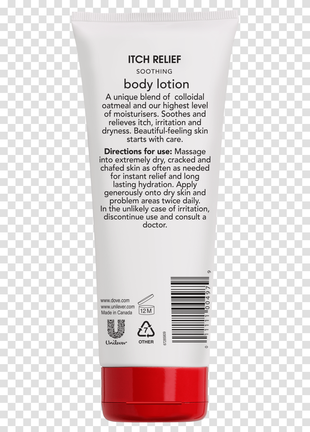 Dermaseries Soothing Body Lotion Back Active Ingredients Of Body Lotion, Bottle, Aluminium, Tin Transparent Png