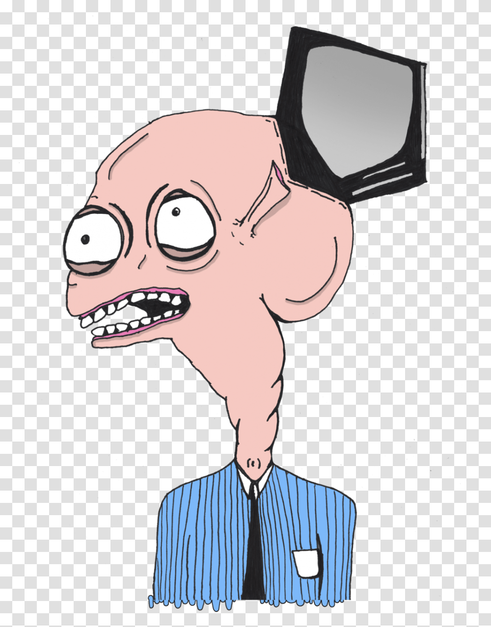 Derp Cartoon, Head, Person, Teeth, Mouth Transparent Png