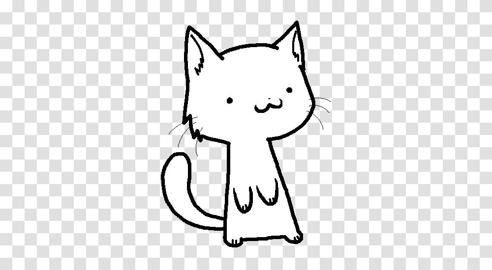 Derp Cat, Stencil, Bow, Drawing Transparent Png
