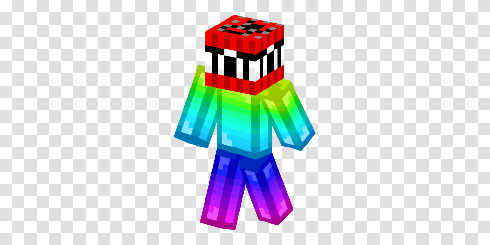 Derp With Tnt Head Skin Transparent Png