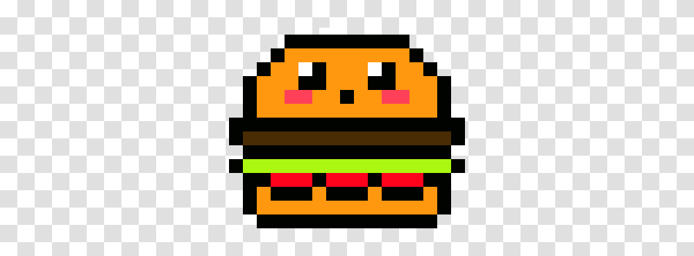 Derpy Cute Hamburguer Pixel Art Maker, Pac Man Transparent Png