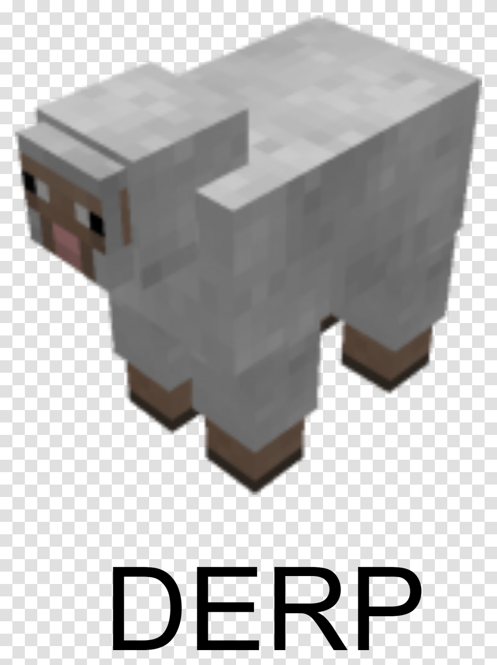 Derpy Face Minecraft Sheep Black And White, Crystal, Ninja, Mineral Transparent Png