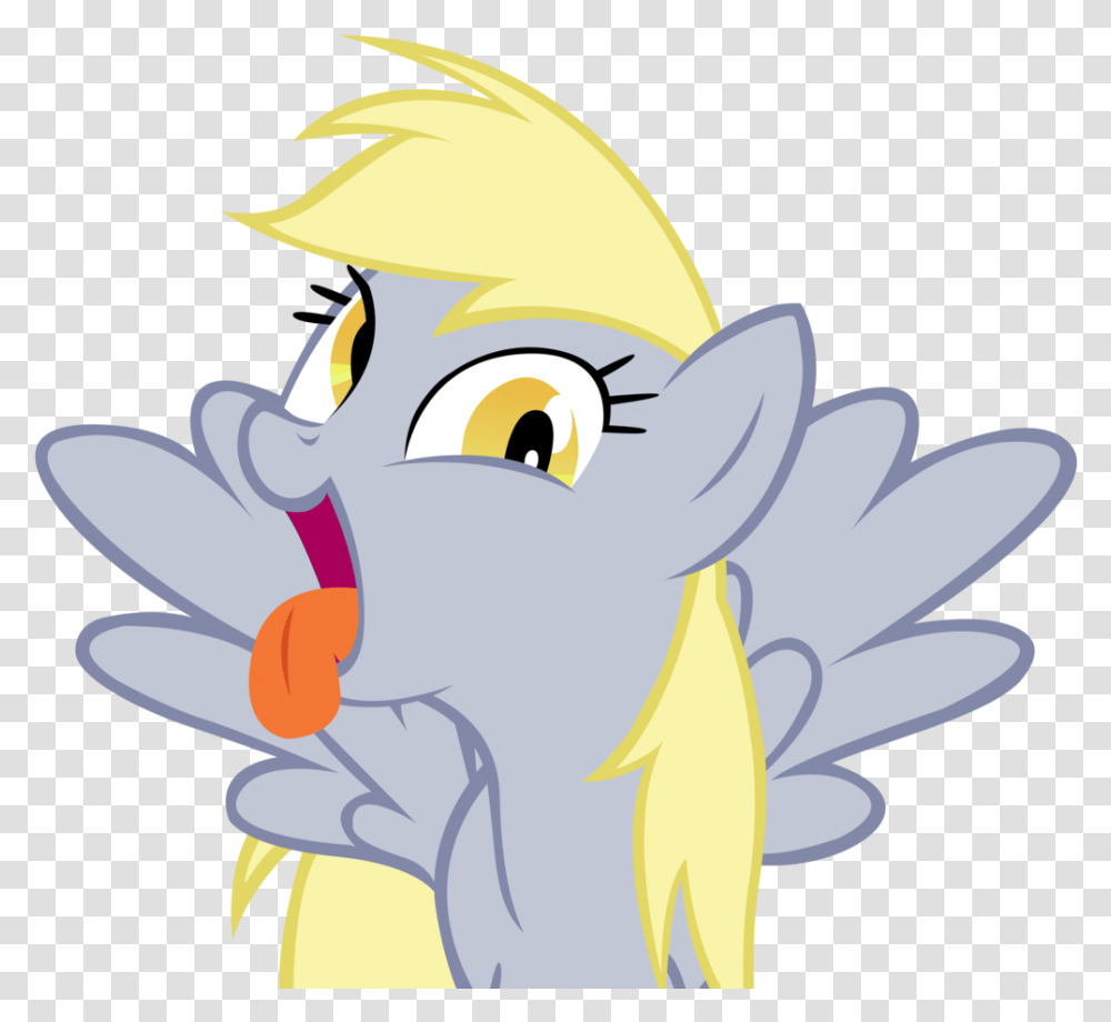 Derpy Hooves Making A Silly Face By Internetianer On My Little Pony Hi, Flare, Light Transparent Png